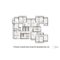 1 BHK Floor Plan - Nakshatra Reserve Virar West